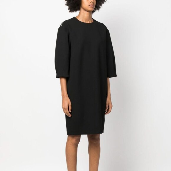 PESERICO BLACK CHAIN DRESS - Picture 1 of 2